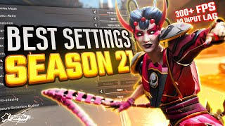 The BEST Apex Legends Settings for Season 21 INCREASE FPS [upl. by Eniruam]