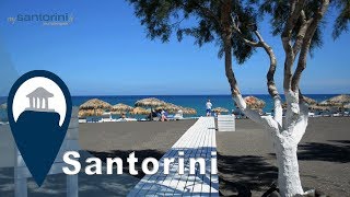 Santorini  Perissa Beach [upl. by Gavan]