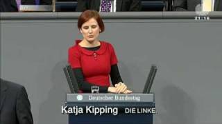 Katja Kipping DIE LINKE Weg mit den Sanktionen im SGB II und XII [upl. by Langham]