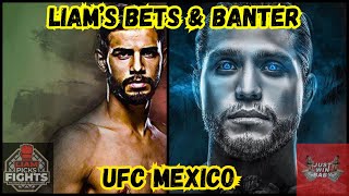 UFC Mexico Moreno vs Royval Bets amp Banter  Picks Preview Predictions [upl. by Raveaux]