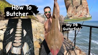 Shovelnose Guitarfish Catch Clean and CookLOTS OF MEAT Dons Adventures [upl. by Marcelo]