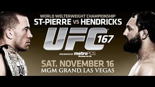 UFC 167 Georges StPierre vs Johny Hendricks UFC Welterweight Championship Full Fight PPV sim [upl. by Eeryn]