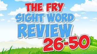 Fry Sight Word Review  2650  Jack Hartmann [upl. by Wamsley]