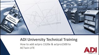 How to Add a Vanderbilt ACT PRO1520 amp ACTPRO1500 to ACTWIN Enterprise [upl. by Artek]