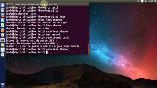 Ligne de commandes Linux  partie 4  Gestion des utilisateurs et des groupes [upl. by Anallese769]