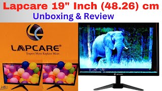 Lapcare 19 inch Monitor Unboxing I Lapeye Led Monitor 19 inch I Lapcare Monitor [upl. by Neelloc]