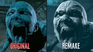 Until Dawn Remake vs Original First Wendigo Encounter Comparison 4K [upl. by Eserehs]