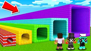 IF YOU ENTER THE WRONG TUNNEL YOU DIE IN MINECRAFT [upl. by Ribaudo]