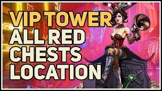 All Red Chests VIP Tower Borderlands 3 [upl. by Nwhas72]