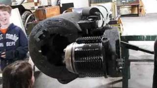 Modern Cannon Breech Demo Watervliet Arsenal Museum [upl. by Yanahs]