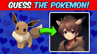 GUESS THE POKEMON  BUT THEY ARE ANIME BOYS [upl. by Evadne]