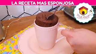 TORTA EN TAZA AL MICROONDAS súper esponjosa muy en pocos minutos [upl. by Nelson722]