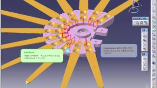 CATIA V5  ASSEMBLY  Chain mode 카티아스쿨 [upl. by Eenhat]