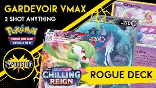 Gardevoir VMAX Deck WINS WEIRDLY On TCGO With Chilling Reign Pokemon TCG [upl. by Armillas]