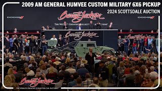 SOLD 2009 AM General Humvee Custom 6x6  BARRETTJACKSON 2024 SCOTTSDALE AUCTION [upl. by Obidiah]