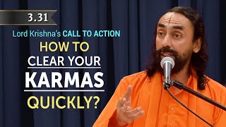 How to Clear Your Karmas QUICKLY Lord Krishna answers  Swami Mukundananda  Bhagavad Gita [upl. by Nera77]