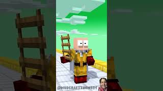 New Ladder Run With Saitama OnePunchMan funnyshorts fypシ minecraftshorts shortsviral [upl. by Nala]