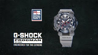 Royal Navy x GSHOCK FROGMAN Collaboration（Product）：CASIO GSHOCK [upl. by Atiluj952]