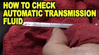 How To Check Automatic Transmission Fluid [upl. by Ilah]