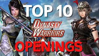 Top 10 Most Iconic Dynasty Warriors Openings [upl. by Akerahs]