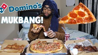 Starrkeishas 1st MUKBANG 😂🍕 w Dominos  Random Structure TV [upl. by Boj]