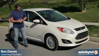 2013 Ford CMax Hybrid Car Video Review and Test Drive [upl. by Haseefan]