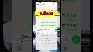 Cara Membuat Tulisan Unik Di Whatsapp Shorts wa trikwhatsapp [upl. by Ponce347]