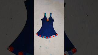 Very Easy frock cutting tipsndtricks trending shortvideo babygirl frock cutting viralvideo [upl. by Odradlig]