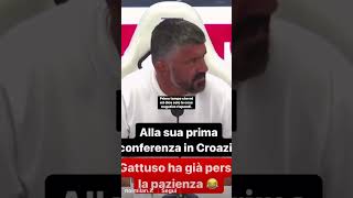 gattuso perde la pazienza dopo la prima gara in croazia shorts [upl. by Urbas111]