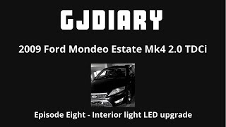 How to Mk4 Mondeo LED upgrade interior light [upl. by Hirst135]