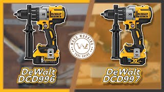 DeWalt DCD996 vs DCD997 Which Cordless Drill Wins  Woodworking Tool Guide [upl. by Lalat]