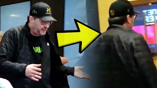 UNCENSORED Phil Hellmuth STORMS OFF THE SET Losing 286000 Pot [upl. by Aramot]