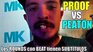 Proof MEX vs Peatón PER SupremacíaMc  BATALLA ESCRITA [upl. by Elsbeth]