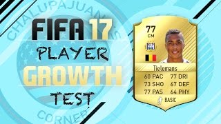 FIFA 17  Youri Tielemans  Growth Test  Gameplay  OP FINISHING GROWTH [upl. by Trilby]