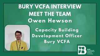 Bury VCFA Meet the Team Owen Hewson [upl. by Mixam104]