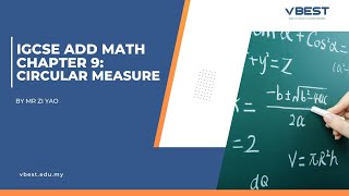 IGCSE Add Math Chapter 9 Circular Measure  Part 2 [upl. by Airetnahs]