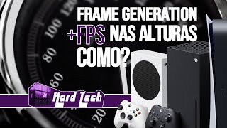 FSR 3 FRAME GENERATION FPS NAS ALTURAS NO PS5 E XBOX SERIES S  X  COMO FUNCIONA [upl. by Jamal]