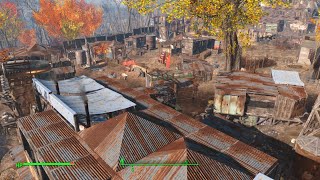 Fallout 4 Abernathy Settlement Flyover PC modded [upl. by Kaleena]