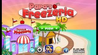 Papas Freezeria HD  Intro  Day 1 amp 2 [upl. by Fulviah]