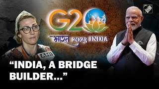 “India a bridge builder…” Geopolitical expert Velina Tchakarova hails India’s G20 presidency [upl. by Gudrun]