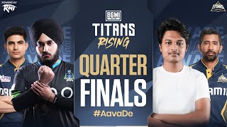 Titans Rising 2024  Quarter Finals D2  BGMI Live ft iQOO SouL Team Tamilas Gods Reign etc [upl. by Htederem20]