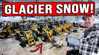 The MOST Commercial SNOW Equipment Ive Ever Seen In 1 Location 60 Sectionals amp Loaders [upl. by Duval]