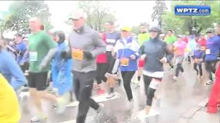 Vermont City Marathon holds its 25th race [upl. by Yregerg426]