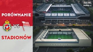 Wisła vs Cracovia Porównanie Stadionów [upl. by Ahsap]