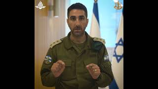 Col Elad Goren head of the Civil Department at COGAT with a special message Hamasattacks [upl. by Nwahc]