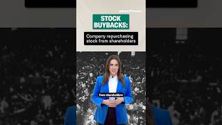 stock buybacks explained 💰 shorts [upl. by Eugirne]