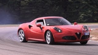 Alfa Romeo 4C First Drive Road and Track  CHRIS HARRIS ON CARS [upl. by Ahsimik]