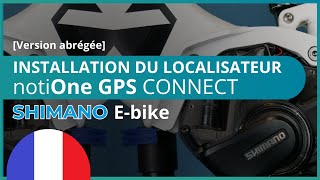 Installation du localisateur notiOne GPS Connect dans le moteur Shimano  eBike  raccourci [upl. by Siravart750]