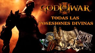 Todas las posesiones divinas  God of War 3 Remastered Gameplay Español SIN COMENTAR [upl. by Ahsaeit69]