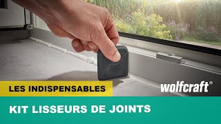 Comment lisser les joints d’étanchéité  Jeu de lisseurs de joints  wolfcraft [upl. by Perrie]